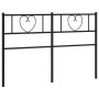 Kopfteil aus schwarzem Metall, 160 cm von , Kopf- und Fußteile - Ref: Foro24-355498, Preis: 31,28 €, Rabatt: %