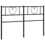 Kopfteil aus schwarzem Metall, 160 cm von , Kopf- und Fußteile - Ref: Foro24-355498, Preis: 29,84 €, Rabatt: %