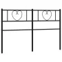 Kopfteil aus schwarzem Metall, 160 cm von , Kopf- und Fußteile - Ref: Foro24-355498, Preis: 29,84 €, Rabatt: %