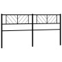 Kopfteil aus schwarzem Metall, 193 cm von , Kopf- und Fußteile - Ref: Foro24-372216, Preis: 32,42 €, Rabatt: %