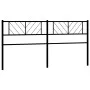 Kopfteil aus schwarzem Metall, 193 cm von , Kopf- und Fußteile - Ref: Foro24-372216, Preis: 31,96 €, Rabatt: %