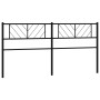Kopfteil aus schwarzem Metall, 193 cm von , Kopf- und Fußteile - Ref: Foro24-372216, Preis: 32,42 €, Rabatt: %