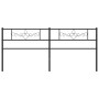 Kopfteil aus schwarzem Metall, 180 cm von , Kopf- und Fußteile - Ref: Foro24-355303, Preis: 35,01 €, Rabatt: %