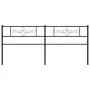 Kopfteil aus schwarzem Metall, 180 cm von , Kopf- und Fußteile - Ref: Foro24-355303, Preis: 34,52 €, Rabatt: %
