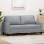 Light gray fabric 2-seater sofa, 140 cm by , Sofas - Ref: Foro24-359163, Price: 202,22 €, Discount: %