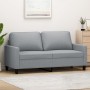 Sofá de 2 plazas de tela gris claro 140 cm de , Sofás - Ref: Foro24-359163, Precio: 205,17 €, Descuento: %