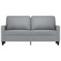Light gray fabric 2-seater sofa, 140 cm by , Sofas - Ref: Foro24-359163, Price: 202,22 €, Discount: %