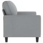 Light gray fabric 2-seater sofa, 140 cm by , Sofas - Ref: Foro24-359163, Price: 202,22 €, Discount: %
