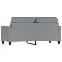 Light gray fabric 2-seater sofa, 140 cm by , Sofas - Ref: Foro24-359163, Price: 202,22 €, Discount: %