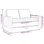 Light gray fabric 2-seater sofa, 140 cm by , Sofas - Ref: Foro24-359163, Price: 202,22 €, Discount: %