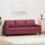 3-Sitzer-Sofa aus rotem Stoff 180 cm von , Sofas - Ref: Foro24-359177, Preis: 256,01 €, Rabatt: %