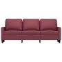 3-Sitzer-Sofa aus rotem Stoff 180 cm von , Sofas - Ref: Foro24-359177, Preis: 252,85 €, Rabatt: %