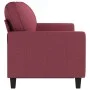 Three-seater red fabric sofa, 180 cm by , Sofas - Ref: Foro24-359177, Price: 252,85 €, Discount: %