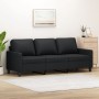 3-Sitzer-Sofa aus schwarzem Kunstleder 180 cm von , Sofas - Ref: Foro24-359142, Preis: 267,39 €, Rabatt: %