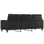 3-seater black synthetic leather sofa 180 cm by , Sofas - Ref: Foro24-359142, Price: 252,44 €, Discount: %