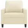 Cremefarbener Kunstledersessel 60 cm von , Sofas - Ref: Foro24-359128, Preis: 143,29 €, Rabatt: %