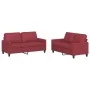2-piece red dyed faux leather sofa set with cushions by , Sofas - Ref: Foro24-3201411, Price: 407,81 €, Discount: %