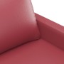 2-piece red dyed faux leather sofa set with cushions by , Sofas - Ref: Foro24-3201411, Price: 414,36 €, Discount: %