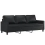 Set Sofas mit 2 Stück Kissen Kunstleder schwarz von , Sofas - Ref: Foro24-3201418, Preis: 441,63 €, Rabatt: %