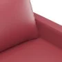 Zweisitziges Kunstledersofa in Weinrot, 140 cm. von , Sofas - Ref: Foro24-359140, Preis: 207,64 €, Rabatt: %