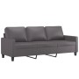 Set Sofas mit Kissen 4 Stück Kunstleder grau von , Sofas - Ref: Foro24-3201405, Preis: 644,28 €, Rabatt: %