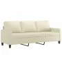Set Sofas mit Kissen 3 Stück Kunstleder creme von , Sofas - Ref: Foro24-3201424, Preis: 516,13 €, Rabatt: %