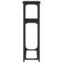 Black engineered wood console table 90x22.5x75 cm by , Side tables - Ref: Foro24-834090, Price: 43,20 €, Discount: %