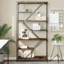 Holzwerkstoffregal geräucherte Eiche Stahl 91x36x176cm von , Bücherregale und Regale - Ref: Foro24-835416, Preis: 76,79 €, Ra...