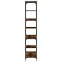 Holzwerkstoffregal geräucherte Eiche Stahl 91x36x176cm von , Bücherregale und Regale - Ref: Foro24-835416, Preis: 76,79 €, Ra...