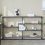 Sonoma Konsolentisch aus grauem Sperrholz 160x32x95 cm von , Seitentische - Ref: Foro24-833958, Preis: 88,89 €, Rabatt: %