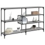 Mesa consola madera contrachapada gris Sonoma 160x32x95 cm de , Mesas auxiliares - Ref: Foro24-833958, Precio: 88,80 €, Descu...