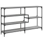 Sonoma Konsolentisch aus grauem Sperrholz 160x32x95 cm von , Seitentische - Ref: Foro24-833958, Preis: 88,89 €, Rabatt: %