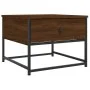 Engineered wood brown oak coffee table 51x51x40 cm by , Coffee table - Ref: Foro24-833979, Price: 39,47 €, Discount: %