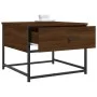 Engineered wood brown oak coffee table 51x51x40 cm by , Coffee table - Ref: Foro24-833979, Price: 39,47 €, Discount: %