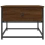 Engineered wood brown oak coffee table 51x51x40 cm by , Coffee table - Ref: Foro24-833979, Price: 39,47 €, Discount: %