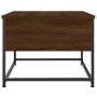 Engineered wood brown oak coffee table 51x51x40 cm by , Coffee table - Ref: Foro24-833979, Price: 39,97 €, Discount: %