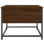 Engineered wood brown oak coffee table 51x51x40 cm by , Coffee table - Ref: Foro24-833979, Price: 39,47 €, Discount: %