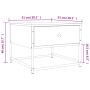 Mesa de centro madera de ingeniería roble marrón 51x51x40 cm de , Mesas de centro - Ref: Foro24-833979, Precio: 39,97 €, Desc...