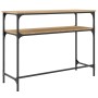Engineered wood Sonoma oak console table 100x35.5x75 cm by , Side tables - Ref: Foro24-834046, Price: 50,49 €, Discount: %