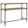 Mesa consola madera de ingeniería roble Sonoma 100x35,5x75 cm de , Mesas auxiliares - Ref: Foro24-834046, Precio: 49,83 €, De...