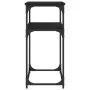 Black engineered wood console table 100x35.5x75 cm by , Side tables - Ref: Foro24-834065, Price: 51,78 €, Discount: %