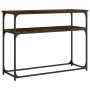 Konsolentisch Holzwerkstoff Eiche geräuchert 100x35,5x75 cm von , Seitentische - Ref: Foro24-834067, Preis: 50,03 €, Rabatt: %