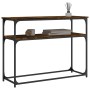 Konsolentisch Holzwerkstoff Eiche geräuchert 100x35,5x75 cm von , Seitentische - Ref: Foro24-834067, Preis: 50,03 €, Rabatt: %