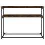Konsolentisch Holzwerkstoff Eiche geräuchert 100x35,5x75 cm von , Seitentische - Ref: Foro24-834067, Preis: 50,03 €, Rabatt: %