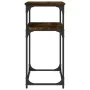 Engineered wood smoked oak console table 100x35.5x75 cm by , Side tables - Ref: Foro24-834067, Price: 49,05 €, Discount: %