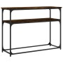Konsolentisch Holzwerkstoff Eiche geräuchert 100x35,5x75 cm von , Seitentische - Ref: Foro24-834067, Preis: 50,03 €, Rabatt: %