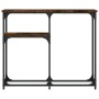Konsolentisch Holzwerkstoff Räuchereiche 90x22,5x75 cm von , Seitentische - Ref: Foro24-834092, Preis: 41,44 €, Rabatt: %