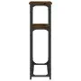 Engineered wood smoked oak console table 90x22.5x75 cm by , Side tables - Ref: Foro24-834092, Price: 40,90 €, Discount: %