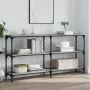 Engineered wood gray Sonoma console table 150x29x75 cm by , Side tables - Ref: Foro24-834108, Price: 82,10 €, Discount: %