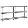 Sonoma Konsolentisch aus grauem Holzwerkstoff 150x29x75 cm von , Seitentische - Ref: Foro24-834108, Preis: 83,41 €, Rabatt: %